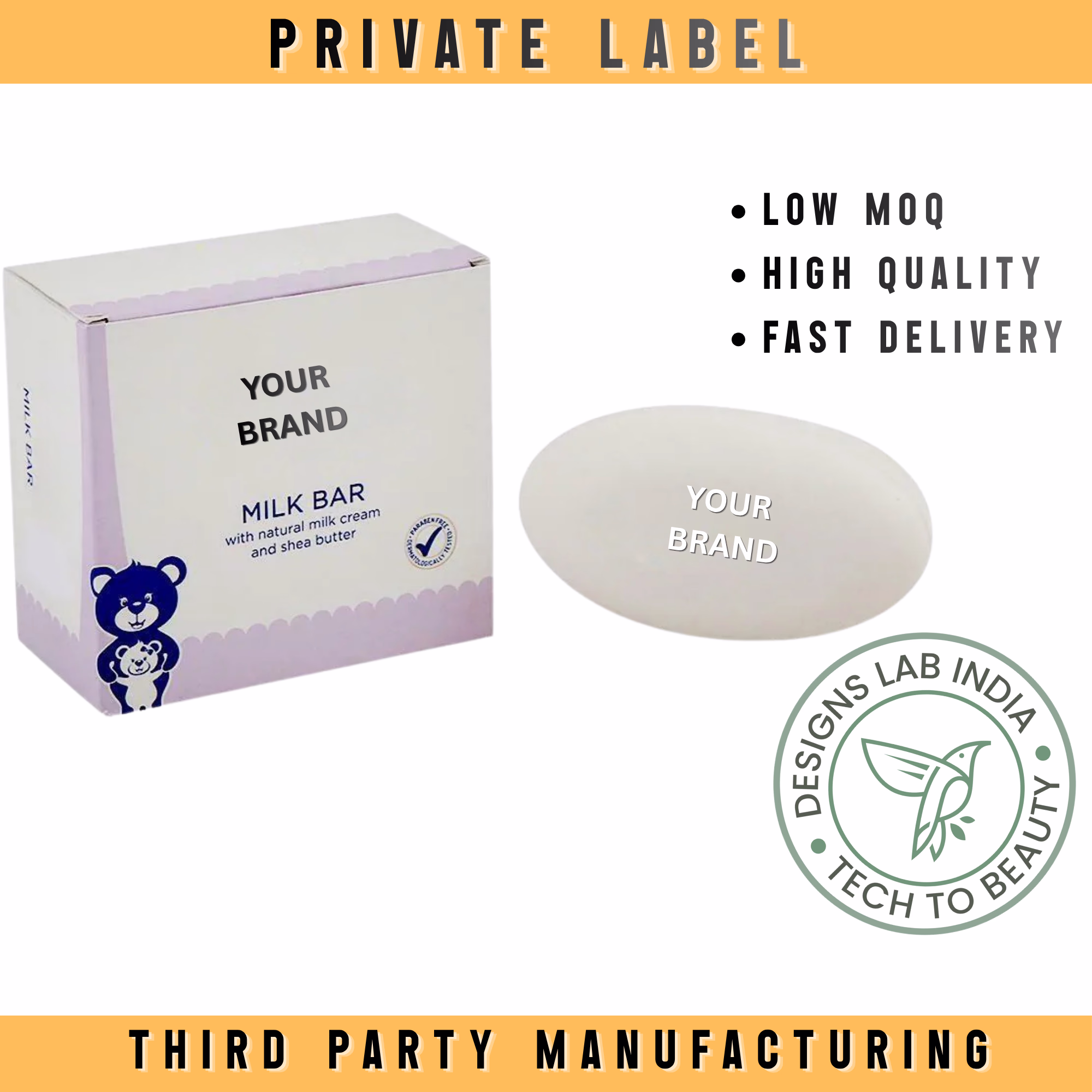 Milk Cream Baby Soap